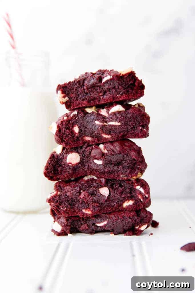 18 Irresistible Valentine's Day Cookie Ideas 26 Decadent red velvet brookies (brownie-cookies), a rich and indulgent treat perfect for Valentine's Day from Broma Bakery.