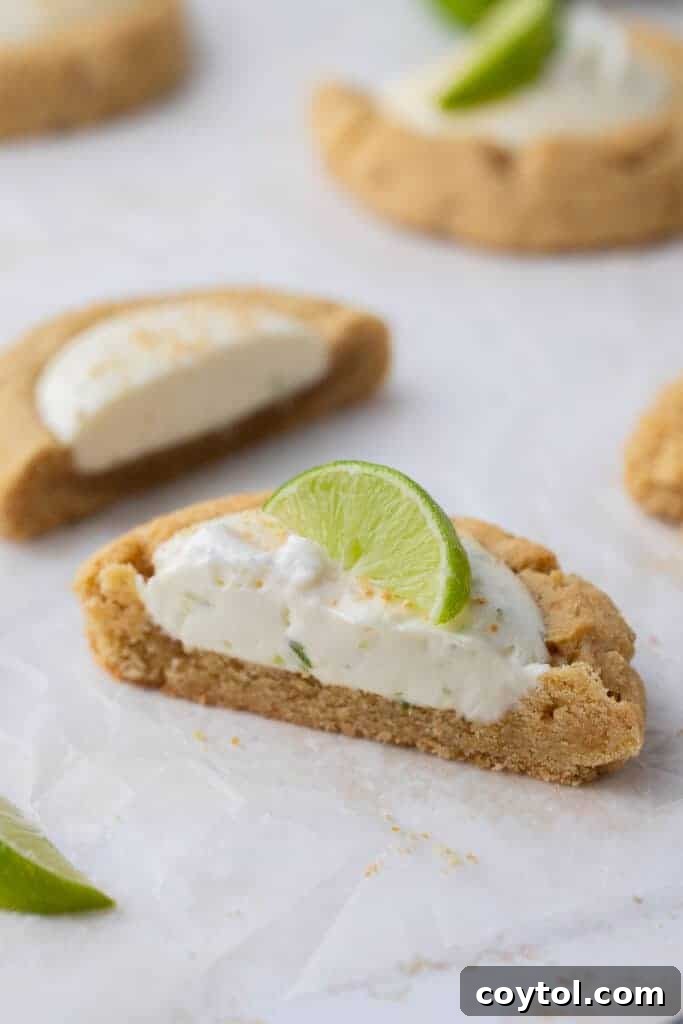 Delicious Key Lime Pie Cookies - A perfect Crumbl Copycat recipe