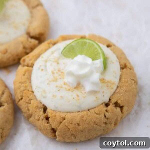 Key lime pie cookies