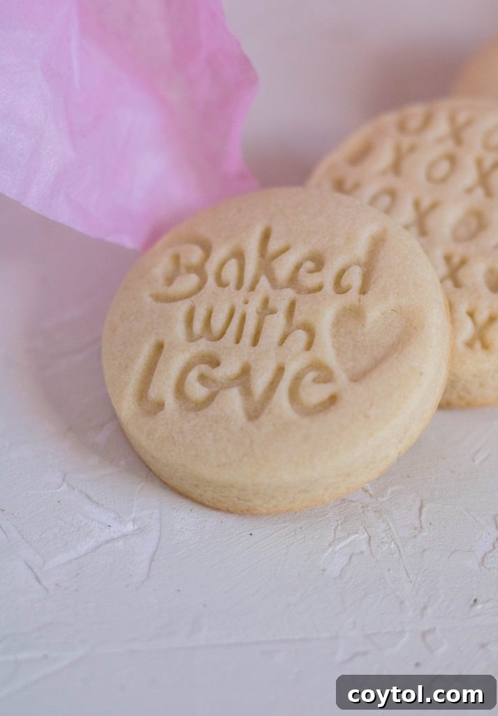 vanilla shortbread cookies