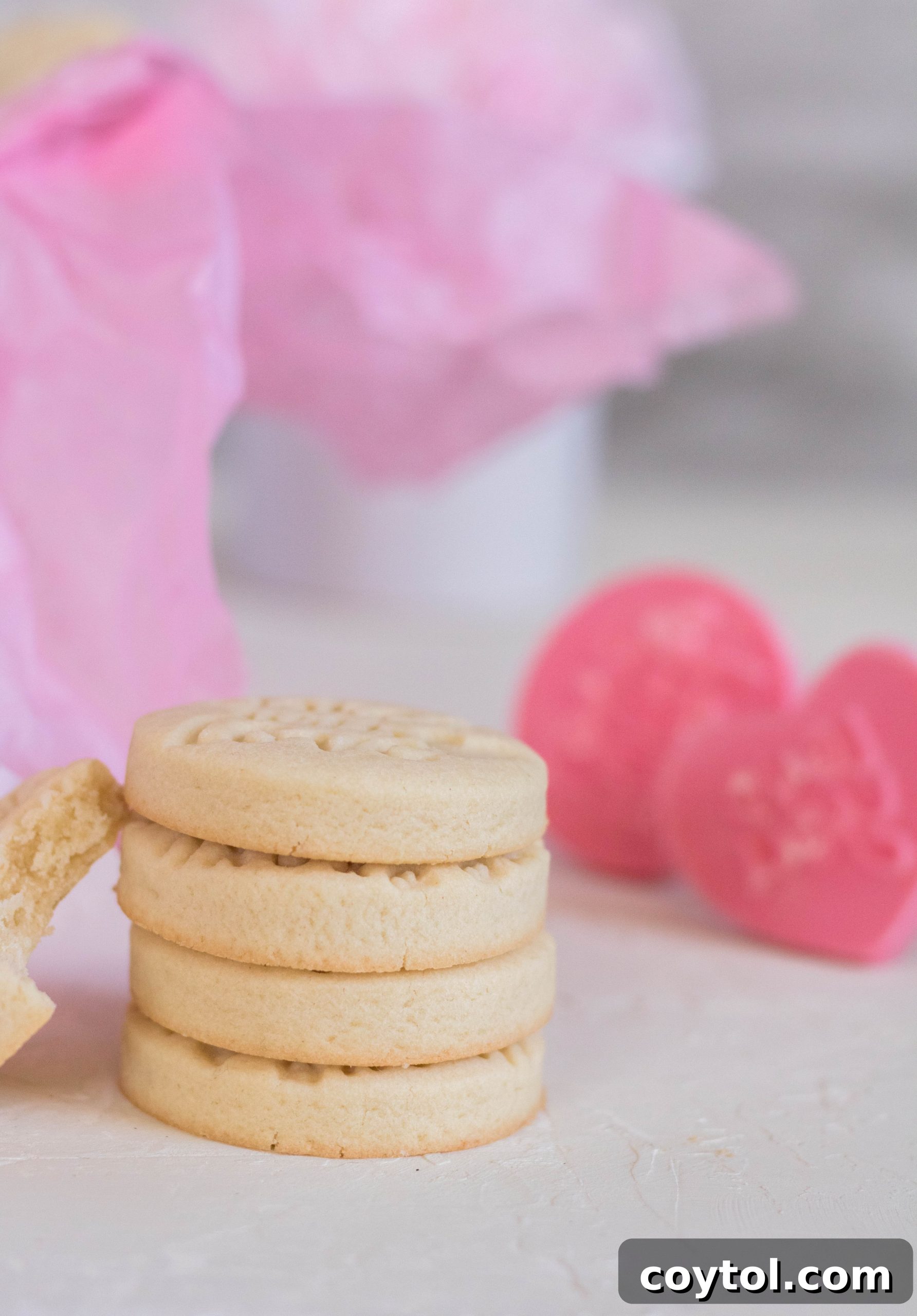 vanilla shortbread cookies