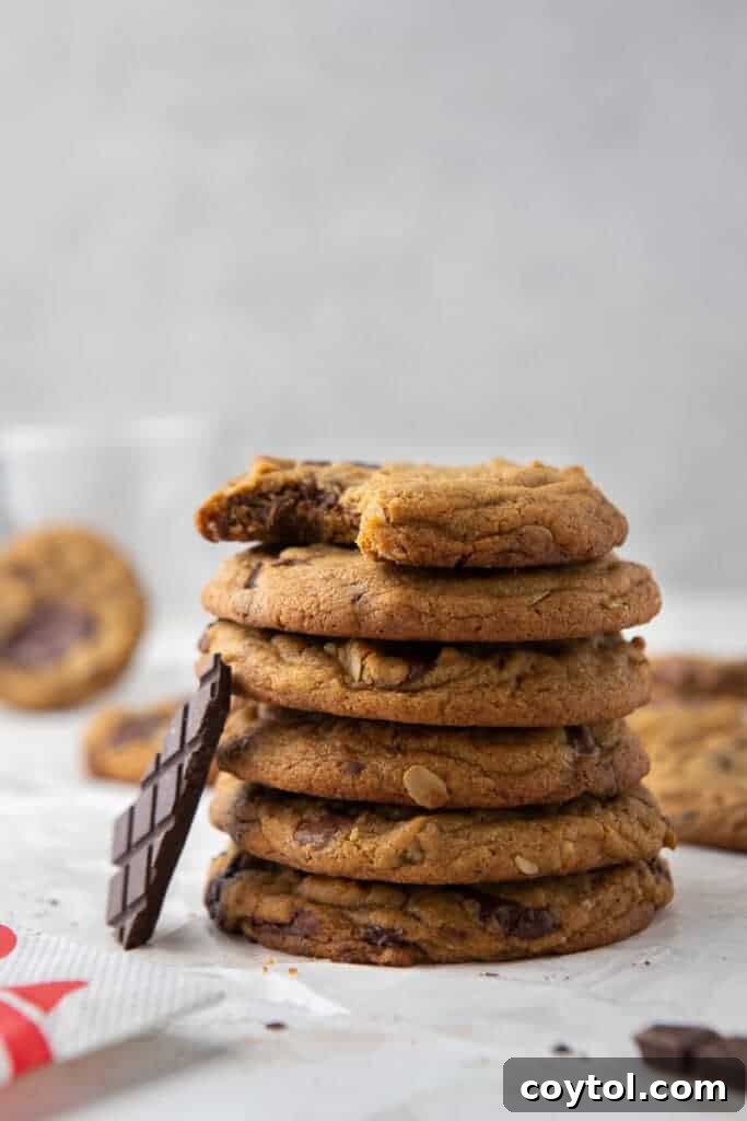 The Ultimate Homemade Chick-fil-A Cookie Clone 3 Stack of Ingredients for Chick-Fil-A Cookies