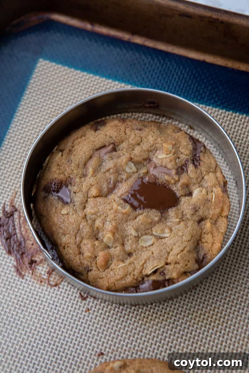 The Ultimate Homemade Chick-fil-A Cookie Clone 9 Baked cookies swirled with cookie cutter