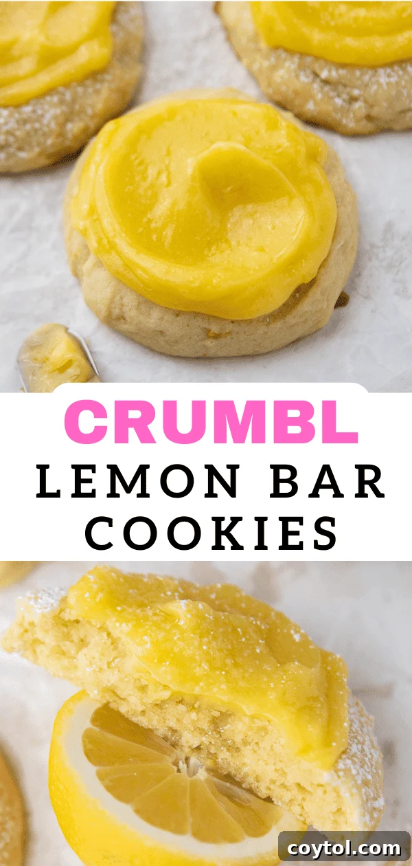 Zesty Chilled Lemon Bar Cookies 15 Crumbl lemon bar cookies, perfect for pinning