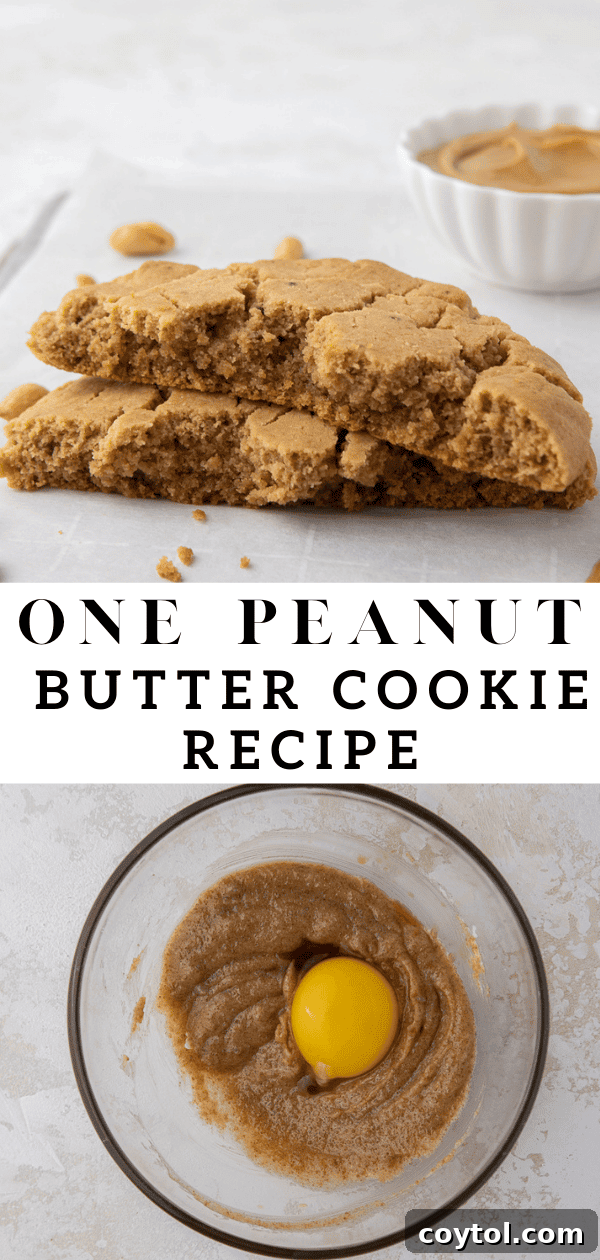 Decadent dessert for one: A giant peanut butter cookie