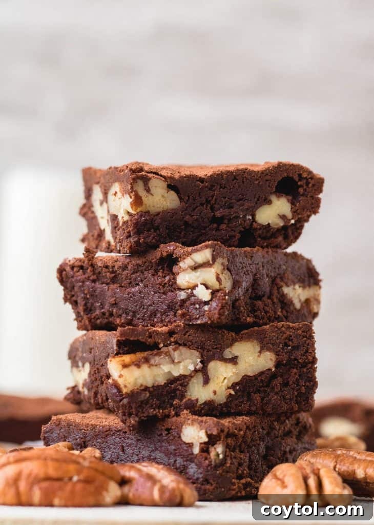easy brownies with cocoa powder
