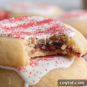 Strawberry pop tart cookies