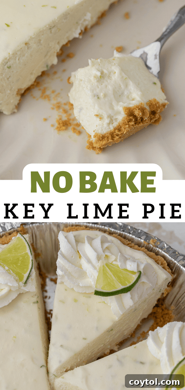 Key lime pie, another delicious angle for social sharing