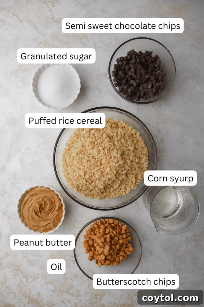 Irresistible Scotcharoos: The Perfect No-Bake Treat 4 Scotcheroo ingredients