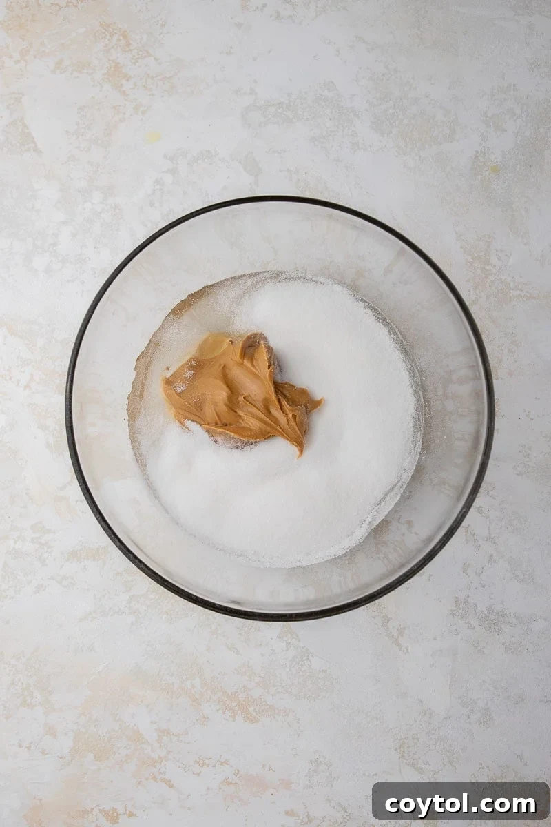 Irresistible Scotcharoos: The Perfect No-Bake Treat 5 Wet ingredients in a bowl