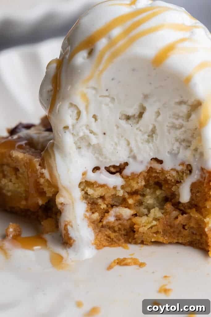Close up of slice of pumpkin cake
