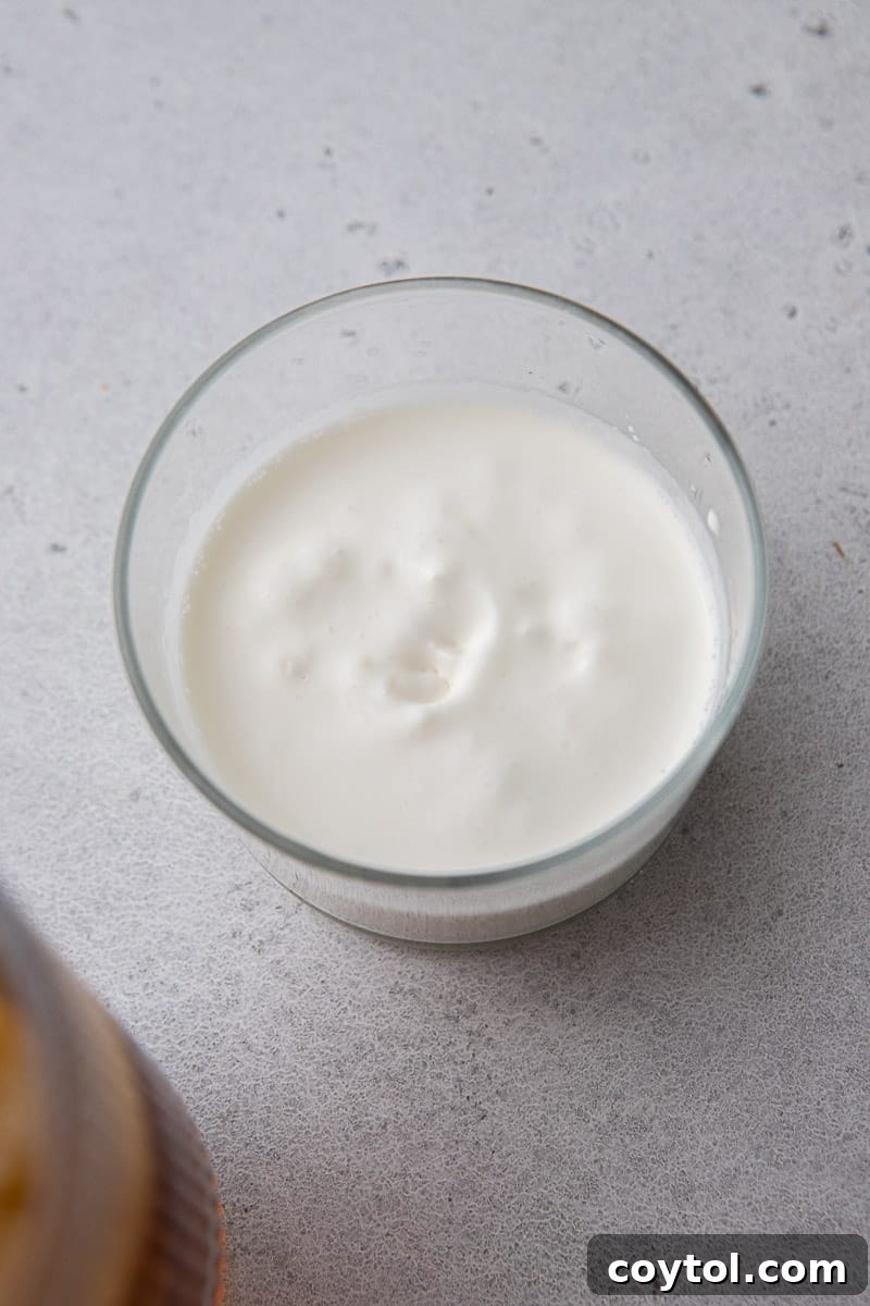 Craft Your Own Starbucks Salted Caramel Cold Foam Cold Brew 7 Close-up of salted caramel cold foam being frothed