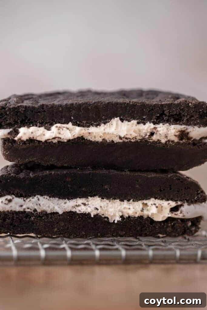 Crumbl's Mallow Oreo Dream Sandwich 12 Stack or Crumbl oreo cookies
