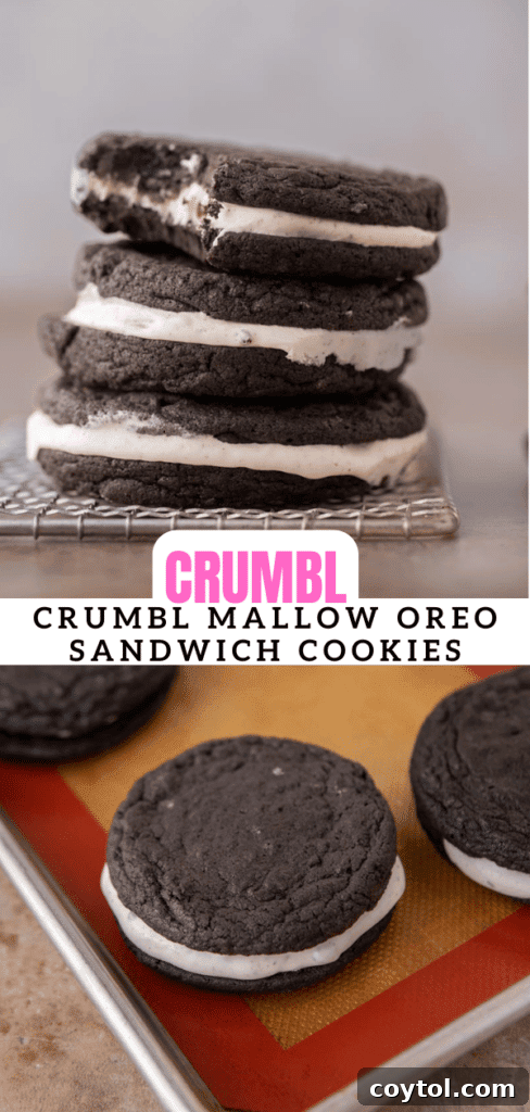 Crumbl's Mallow Oreo Dream Sandwich 17 Crumbl mallow sandwich