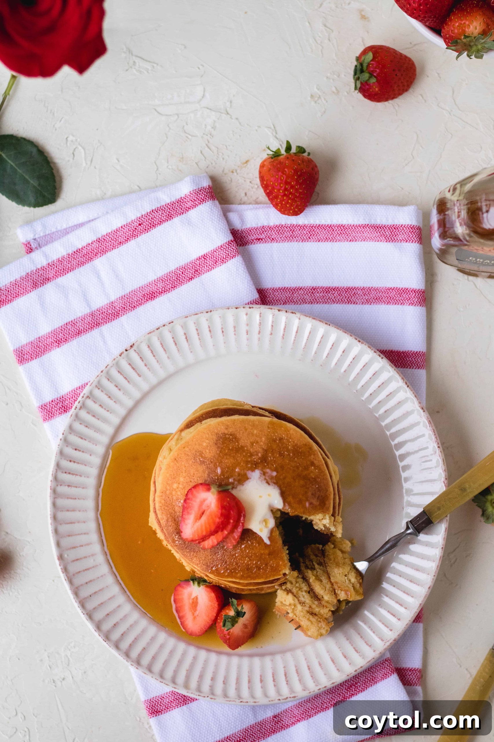 The world's best fluffy almond flour pancakes