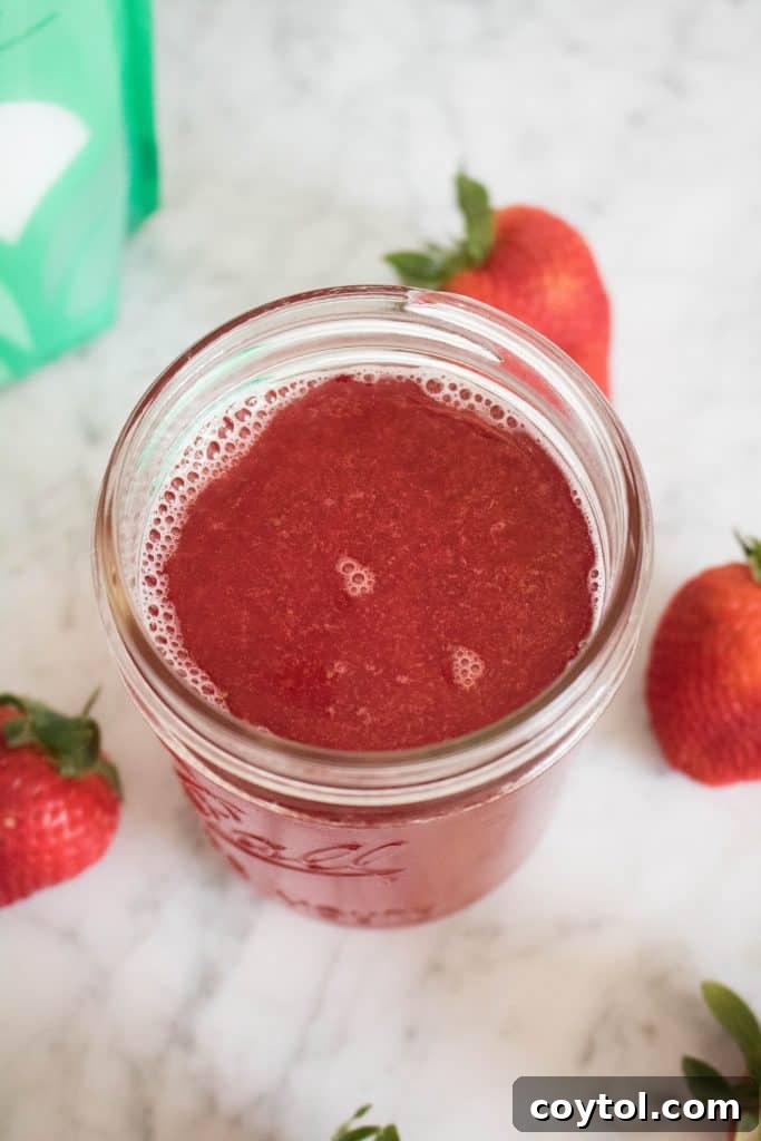 strawberry xylitol simple syrup
