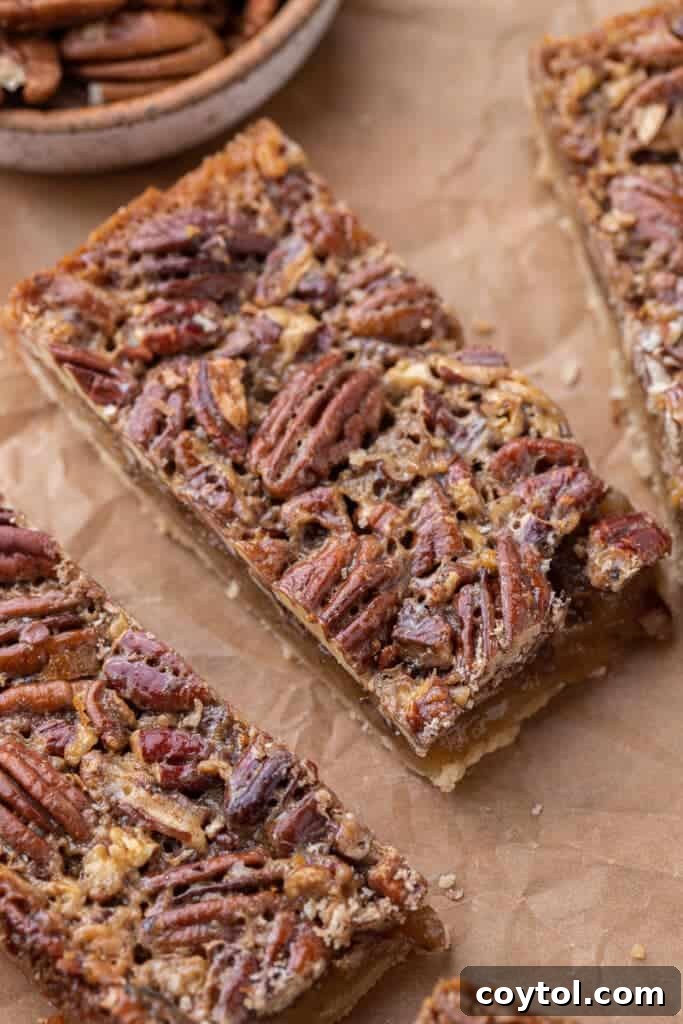 Pecan pie bars