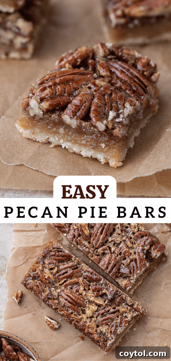 Pecan pie bars
