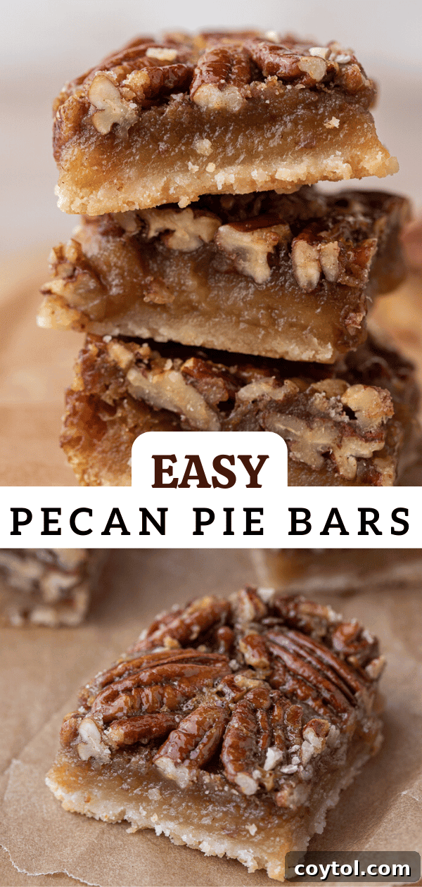 Pecan pie bars