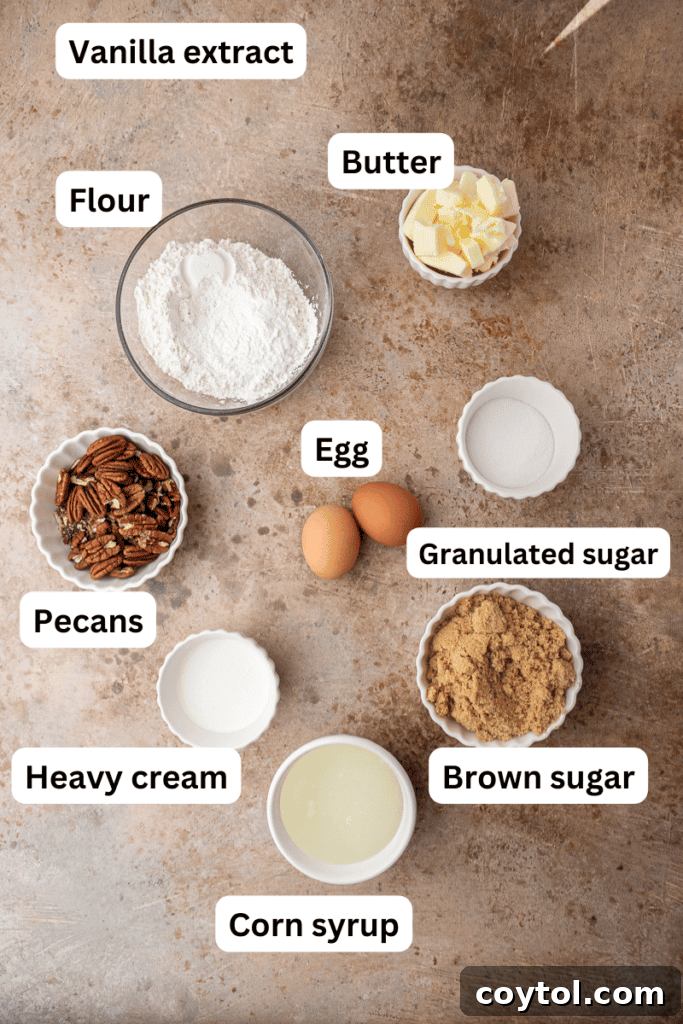 Ingredients on counter