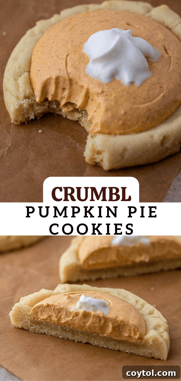 Crumbl's Divine Pumpkin Pie Cookies 14 A vibrant close-up of Crumbl pumpkin pie cookies arranged beautifully on a serving platter, perfect for a fall dessert.