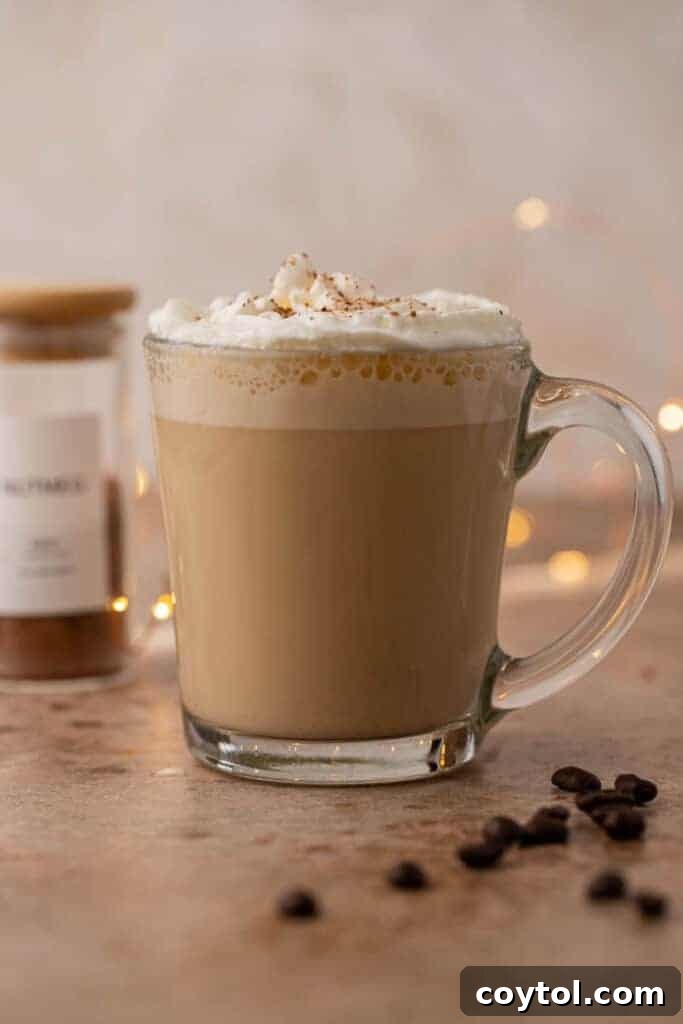 Eggnog latte