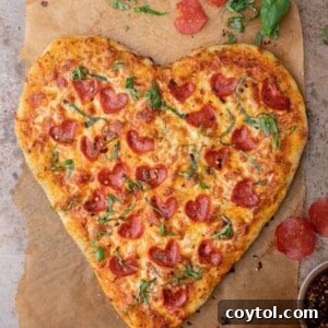 Love-Struck Pizza: Valentine's Heart Recipe 14 Heart shaped pizza recipe