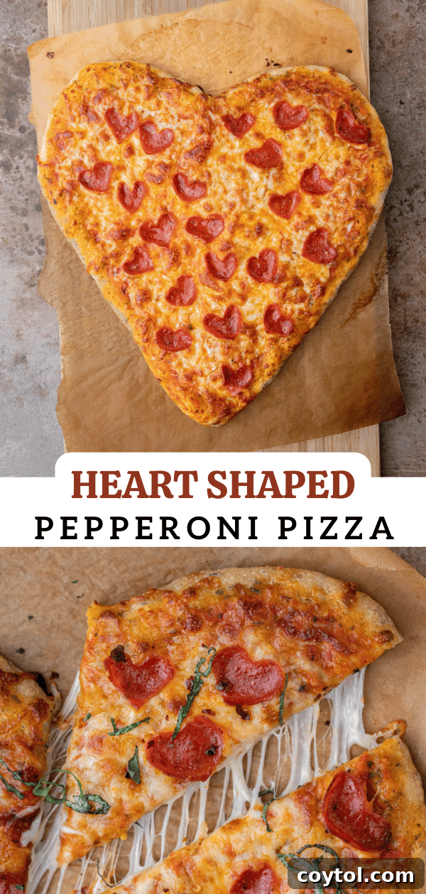 Love-Struck Pizza: Valentine's Heart Recipe 17 Pinterest collage