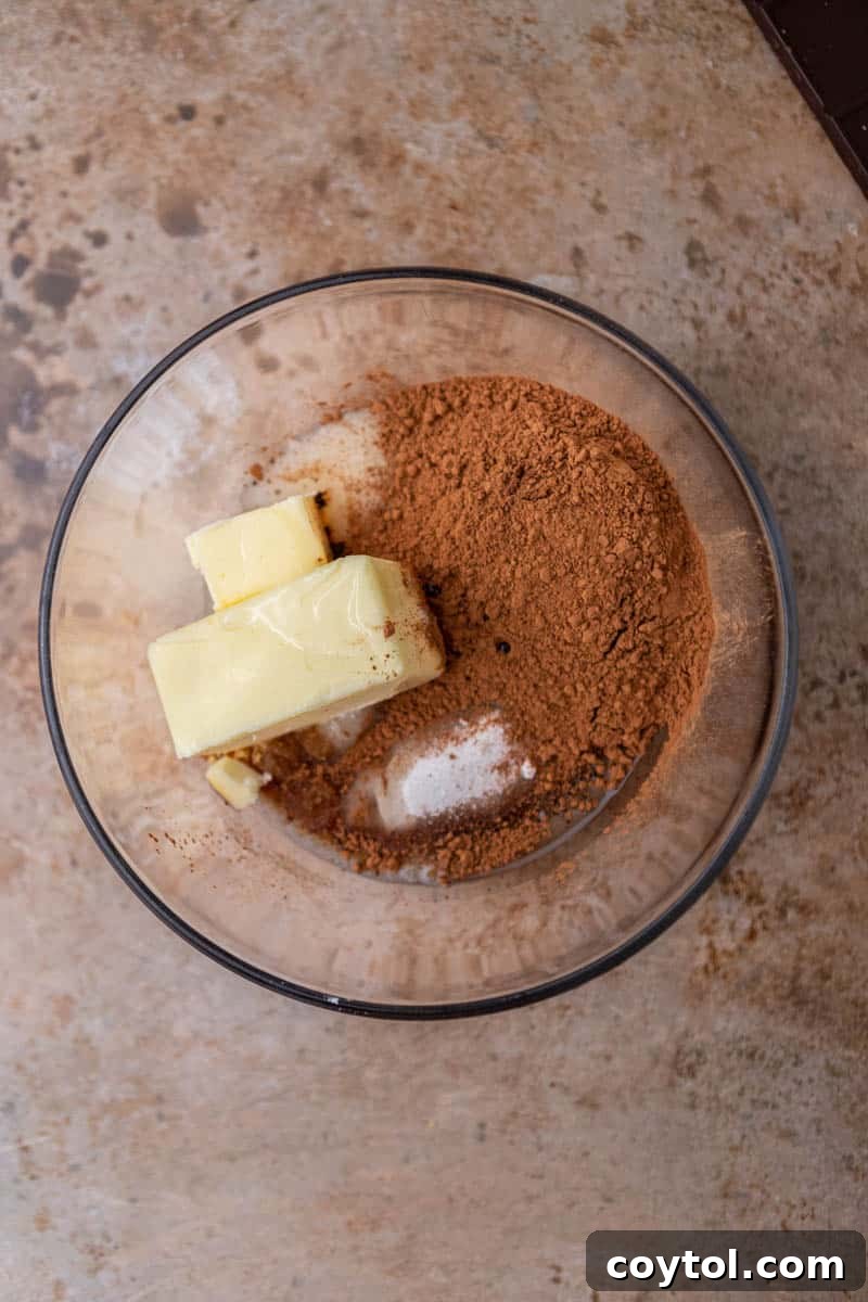 Wet ingredients in a bowl