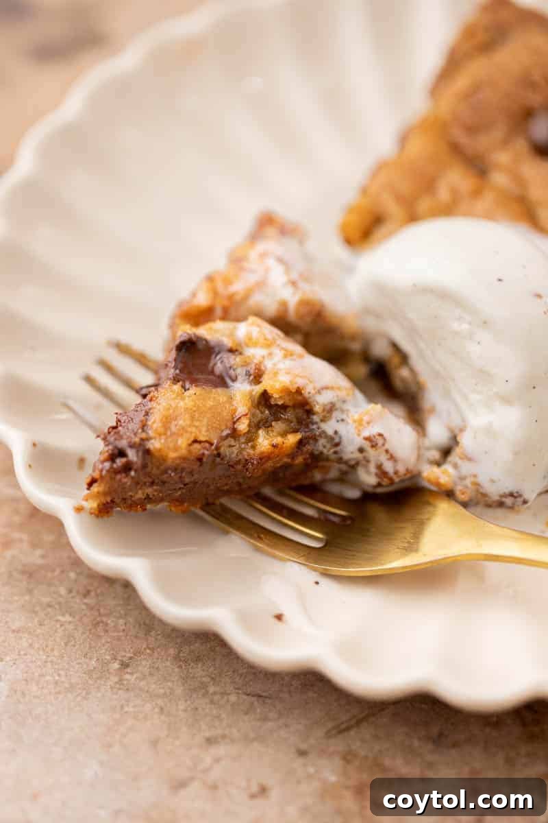 Chocolate chip skillet cookie recipe