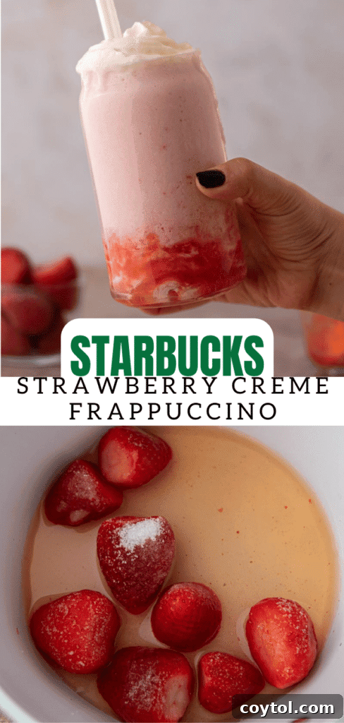 Starbucks strawberry creme frappuccino 