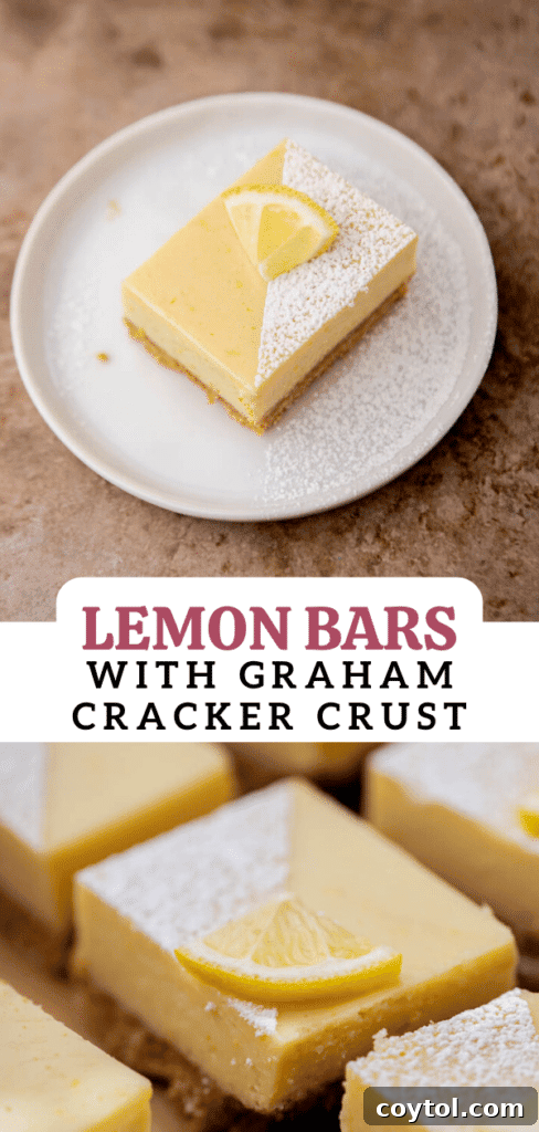 Thick and creamy lemon bars