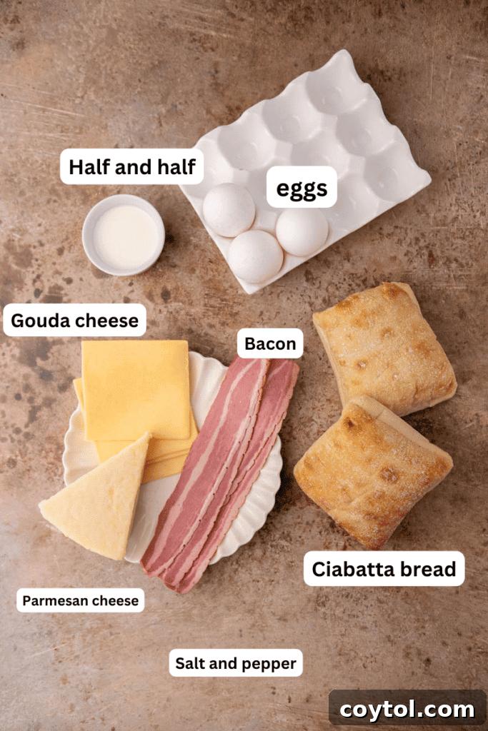Ingredients on the counter