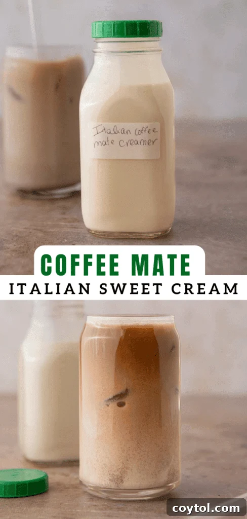 Copycat Coffee Mate Italian Sweet Cream Recipe 9 Pin-worthy image for Coffee mate Italian sweet cream