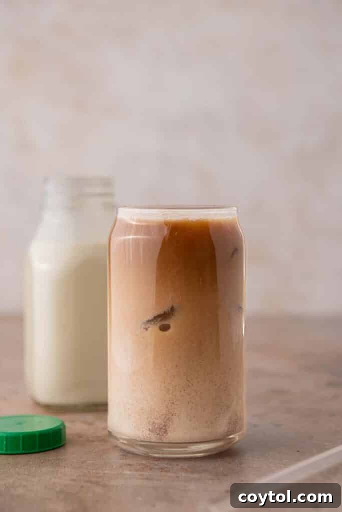 Copycat Coffee Mate Italian Sweet Cream Recipe 7 Cold brew coffee with homemade Italian sweet cream creamer