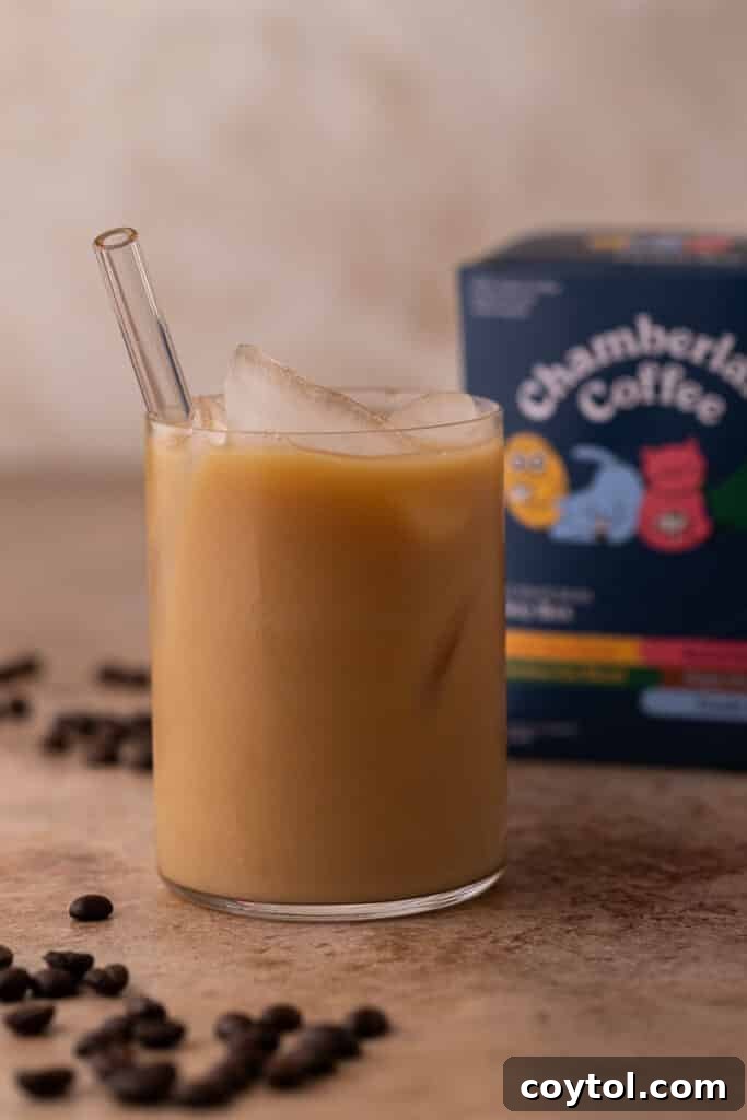 Emma Chamberlain cold brew coffee