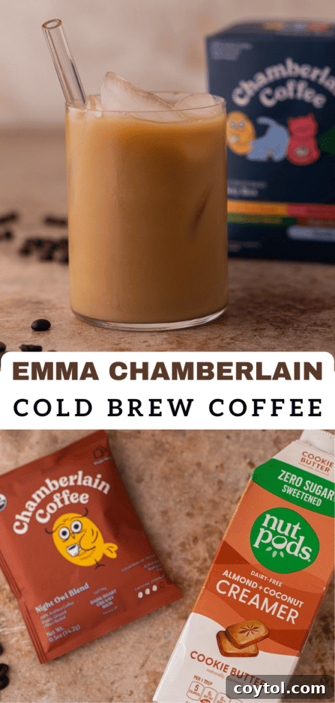 Emma Chamberlain cold brew coffee