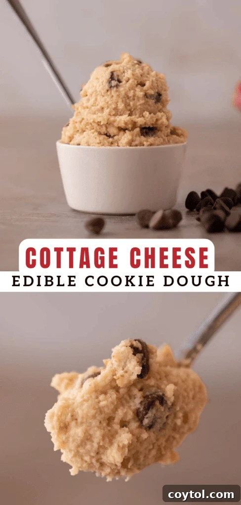 cottage cheese edible cookie dough 