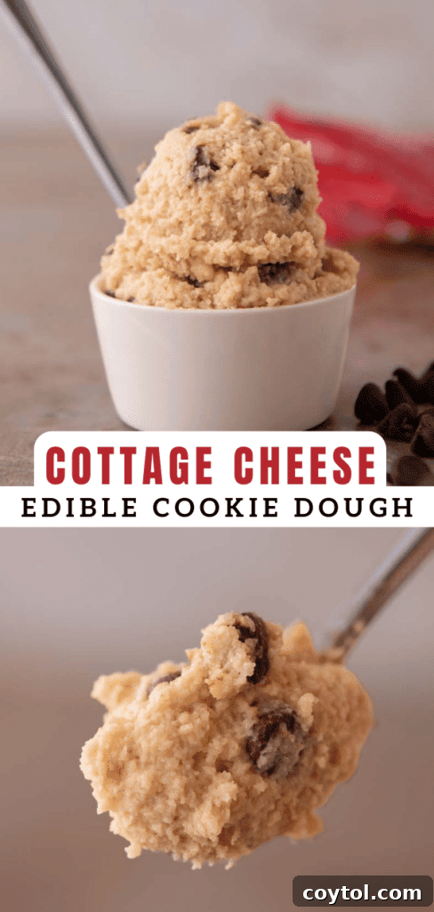 cottage cheese edible cookie dough 