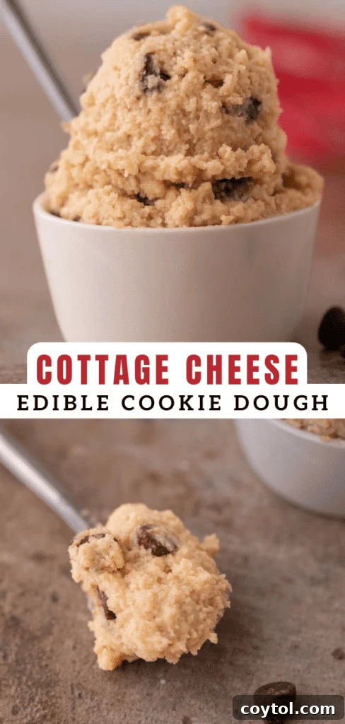 cottage cheese edible cookie dough 