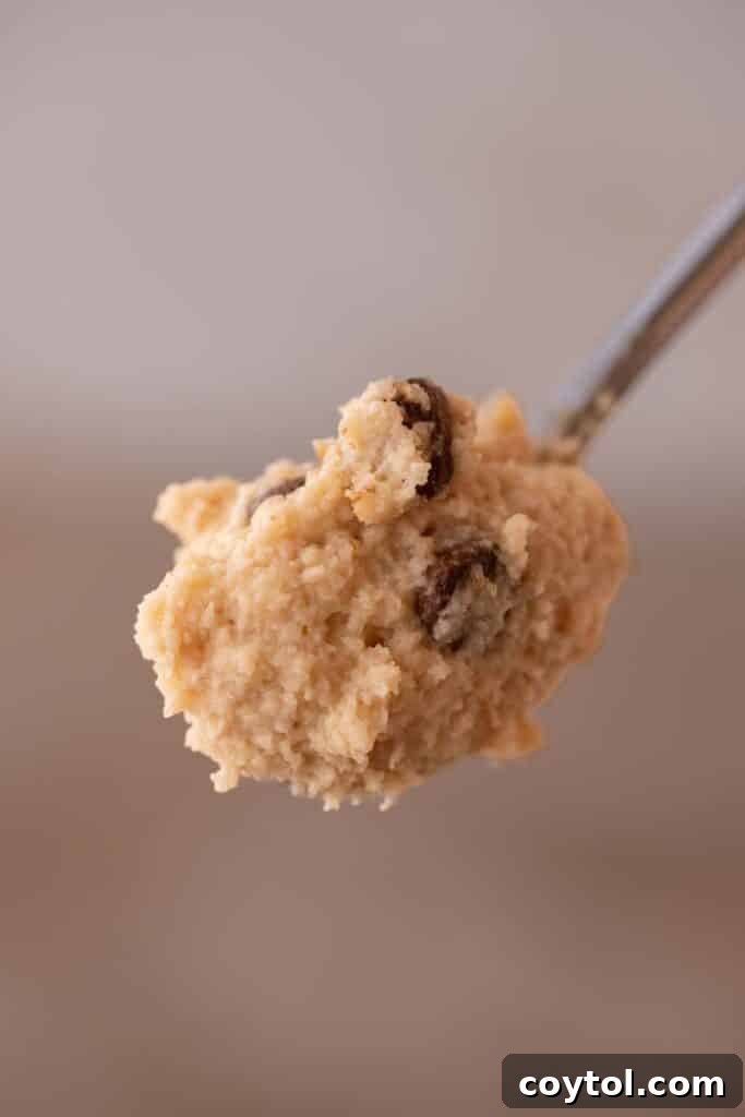 Spoonful of cookie dough 