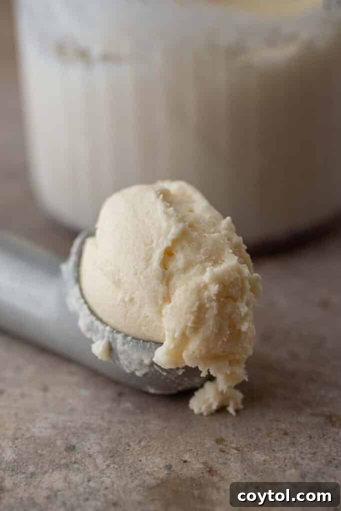 Ninja Creami Vanilla: Your Ultimate Guide to Creamy Bliss 9 Scoop of vanilla ice cream