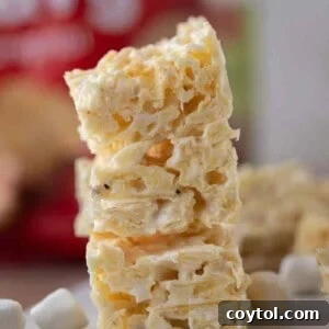 Stack of ruffles marshmallow treats