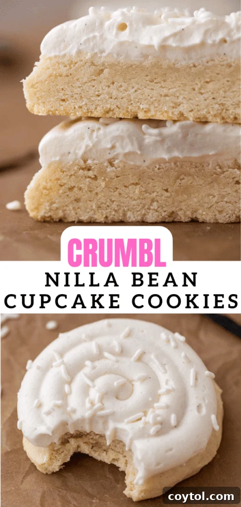 Crumbl Vanilla Bean Cupcake Dream Cookie 15 Crumbl Nilla Bean Cupcake cookies