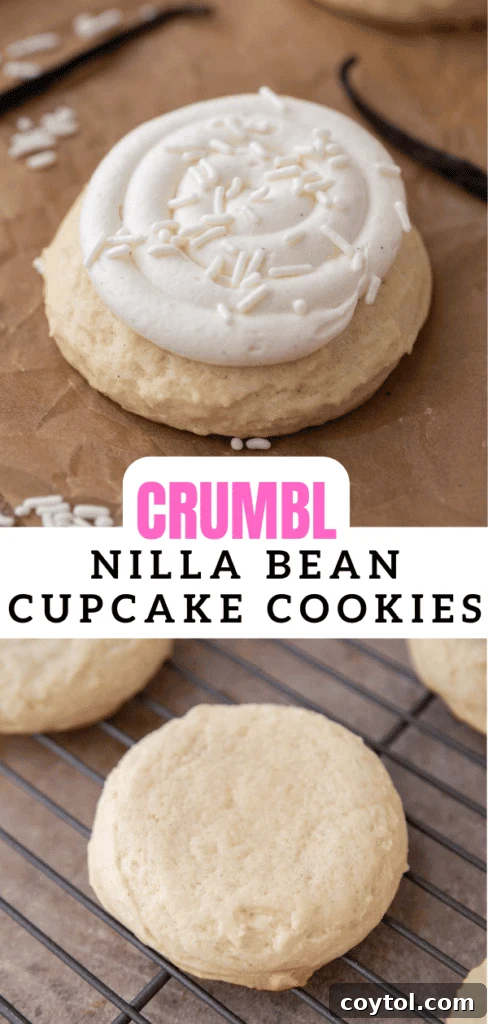 Crumbl Vanilla Bean Cupcake Dream Cookie 16 Crumbl Nilla Bean Cupcake cookies