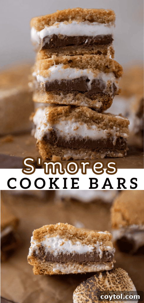 smores cookie bars