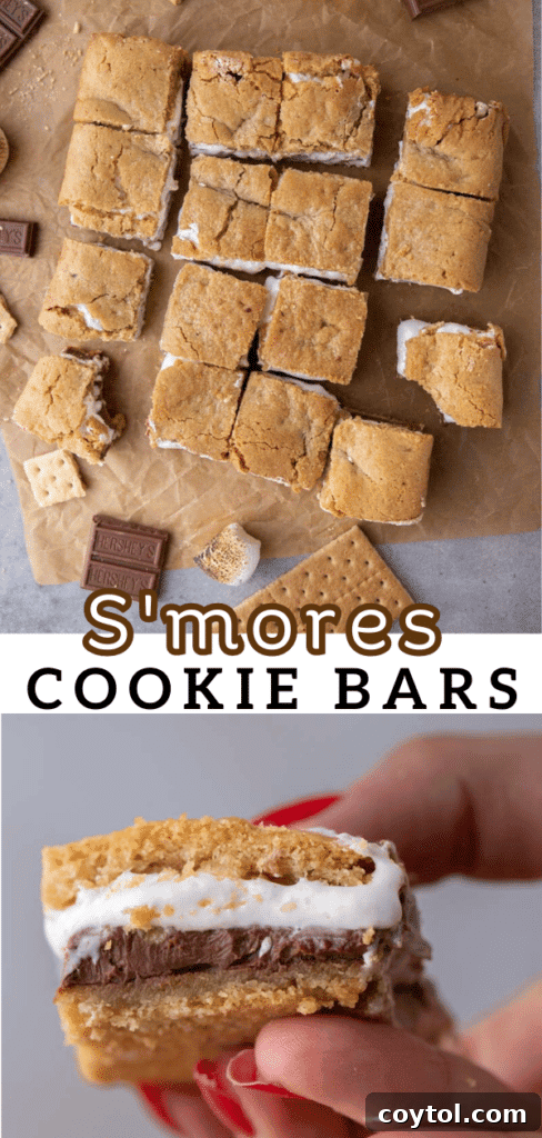 smores cookie bars