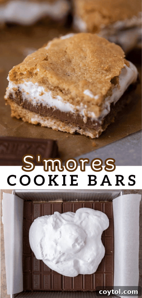 smores cookie bars