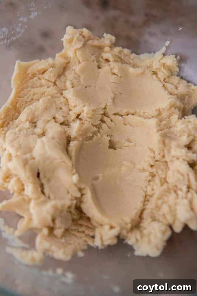 Crumbl All-American Birthday Cake Cookies 7 Finished cookie dough in a mixing bowl
