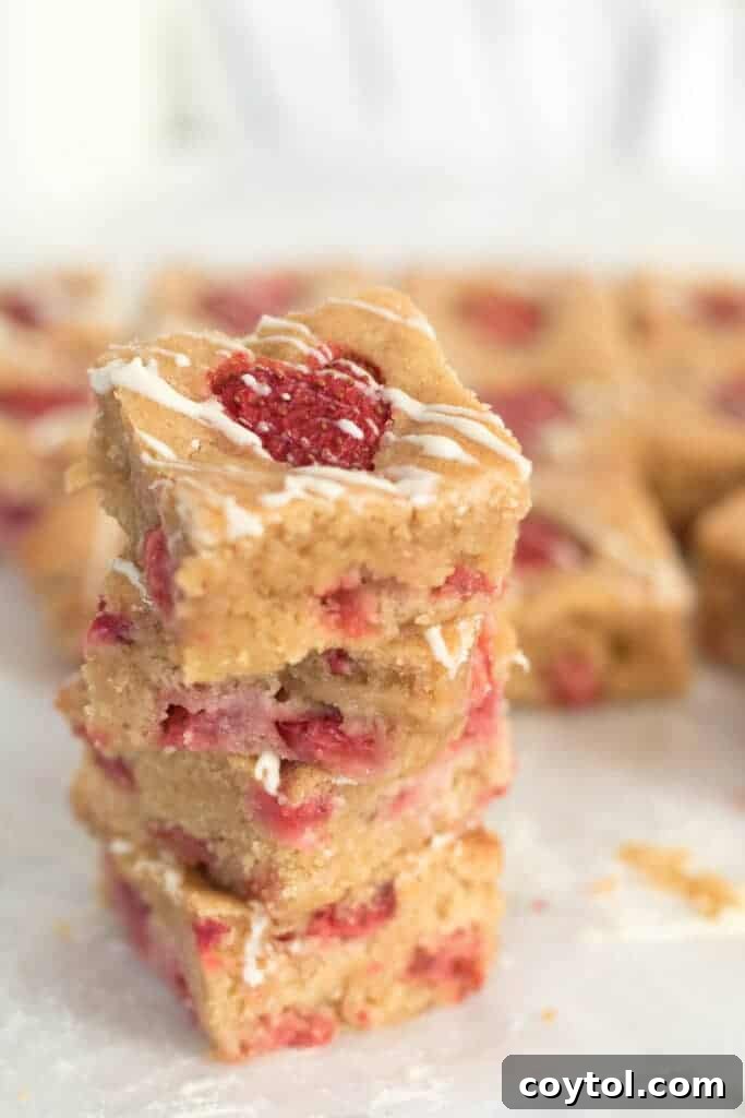 Reese's Heart Peanut Butter Blondies 5 Brown butter strawberry blondies, a delightful fruit and butter combination